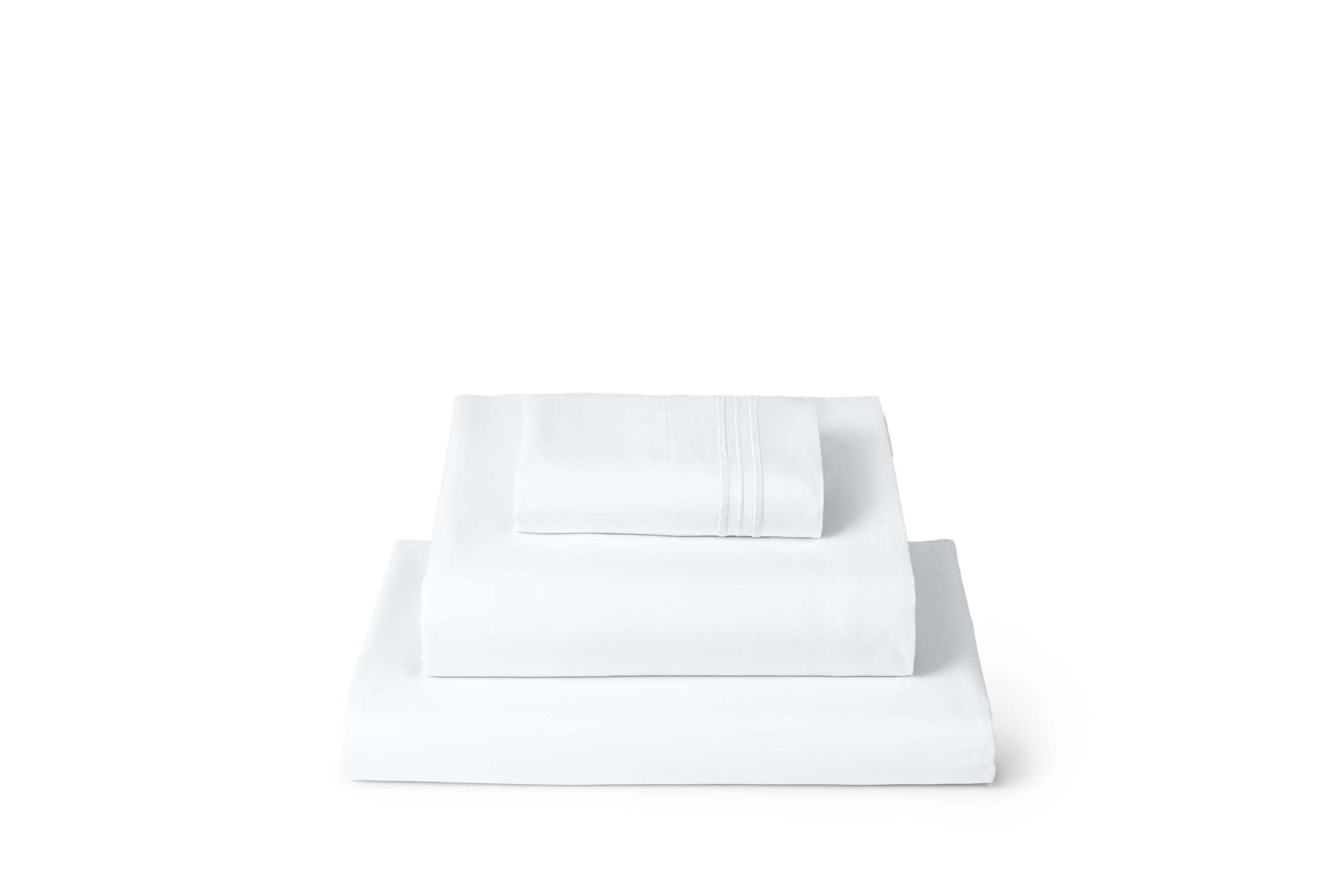 Mellanni Queen Sheets Set - 4 PC Iconic Collection Bedding - Hotel Luxury, Extra Soft, Cooling Bed Sheets - Wrinkle, Fade, Stain Resistant (Queen, White)