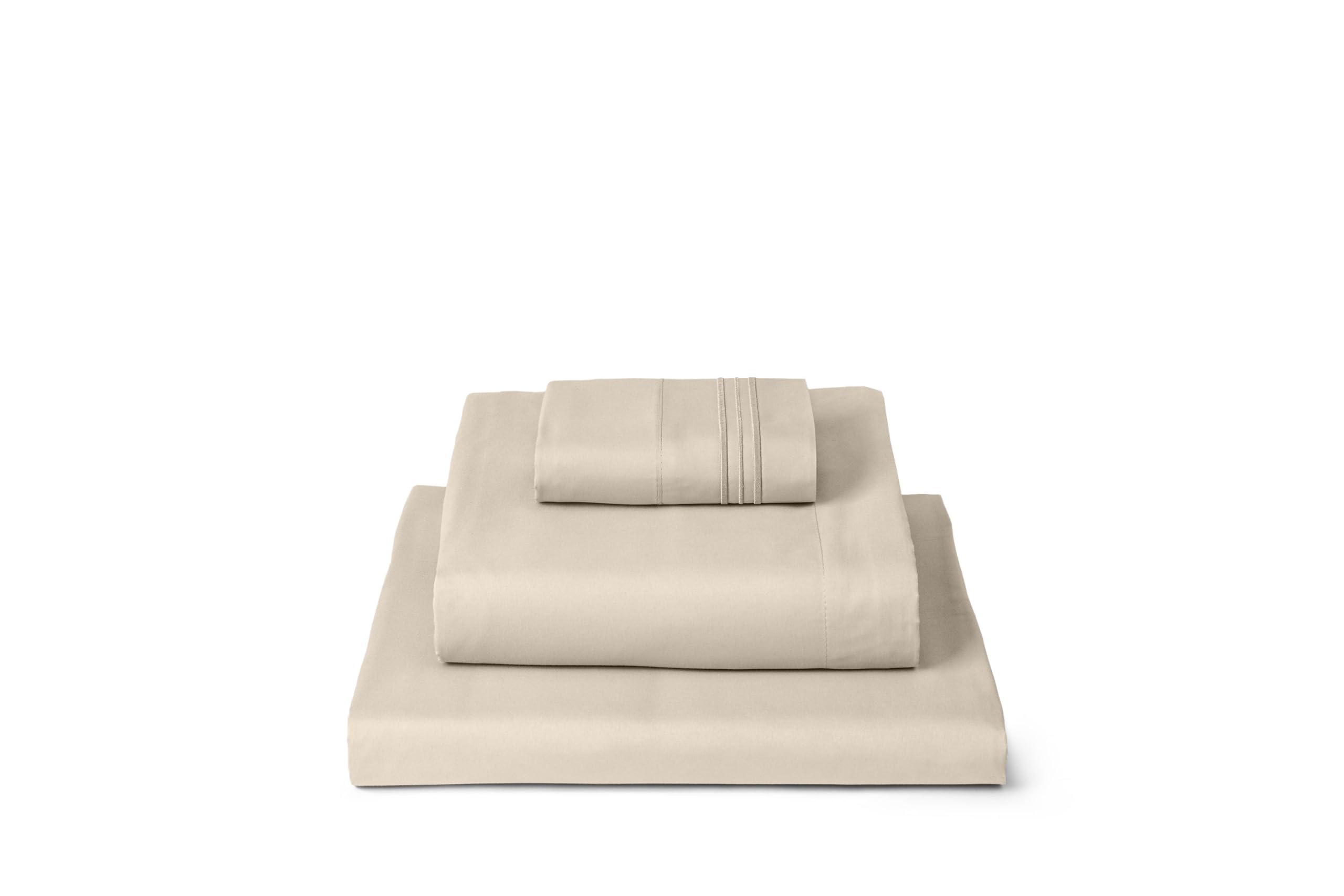 Mellanni Queen Sheets Set - 4 PC Iconic Collection Bedding - Hotel Luxury, Extra Soft, Cooling Bed Sheets - Wrinkle, Fade, Stain Resistant (Queen, White)