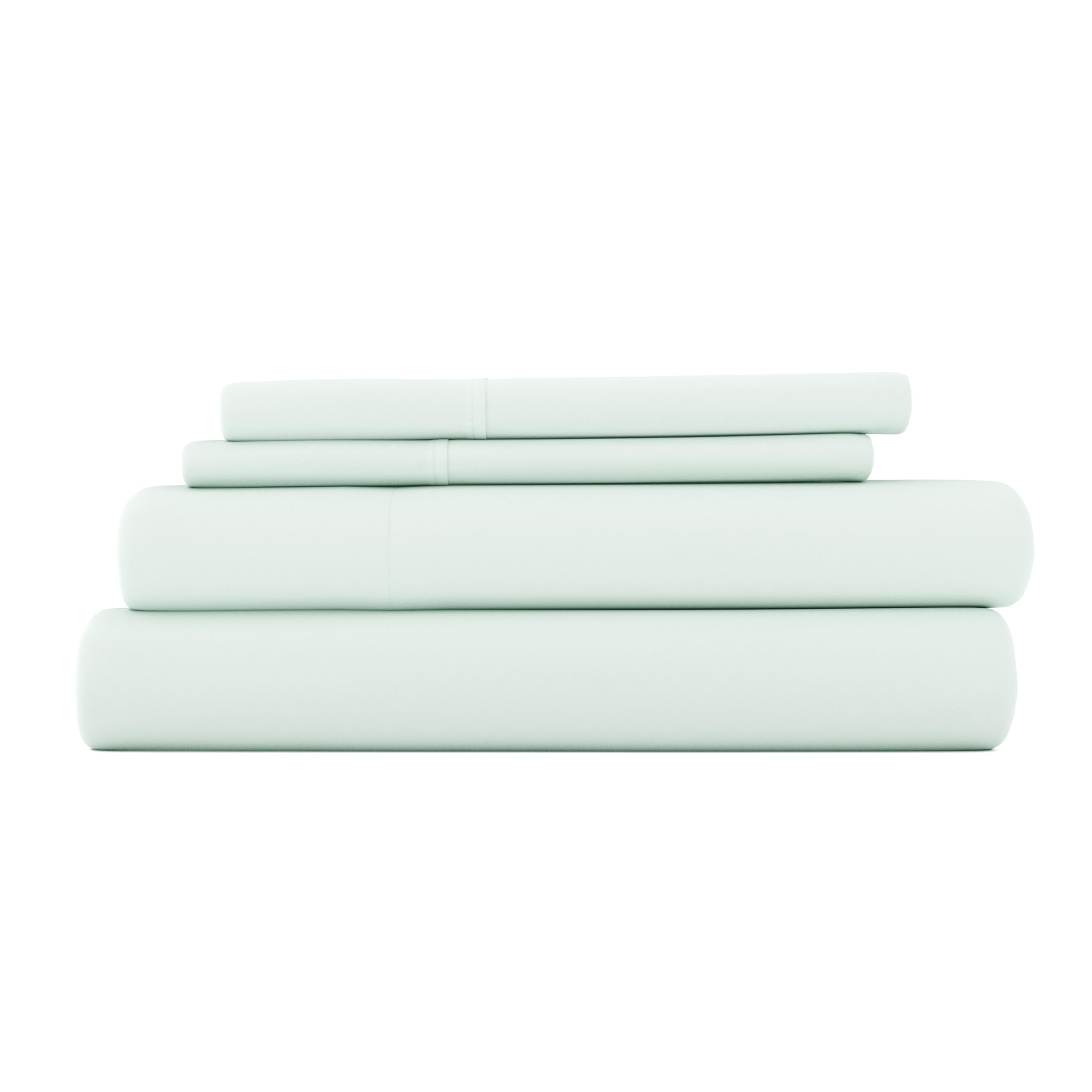 Linen Market 4 Piece Queen Sheet Set - Breathable, Double-Brushed Patterned Cooling Sheets – Oeko-TEX Certified Ultra Soft & Wrinkle-Free 16" Deep-Pocket Queen Sheets - Easy Care Soft Floral Pink