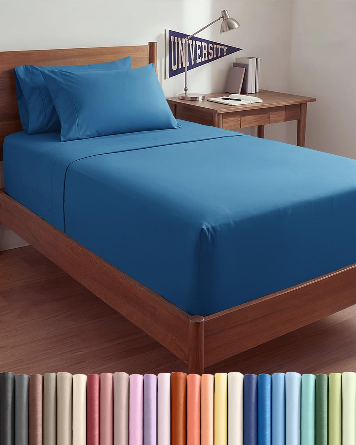 Extra Deep Queen Sheet Set - 6 Piece Breathable and Cooling Sheets - Hotel Luxury Bedding for Women, Men, Kids & Teens - Easy & Secure Fit - Soft, Wrinkle Free and Comfy - Extra Deep Pockets - Coral