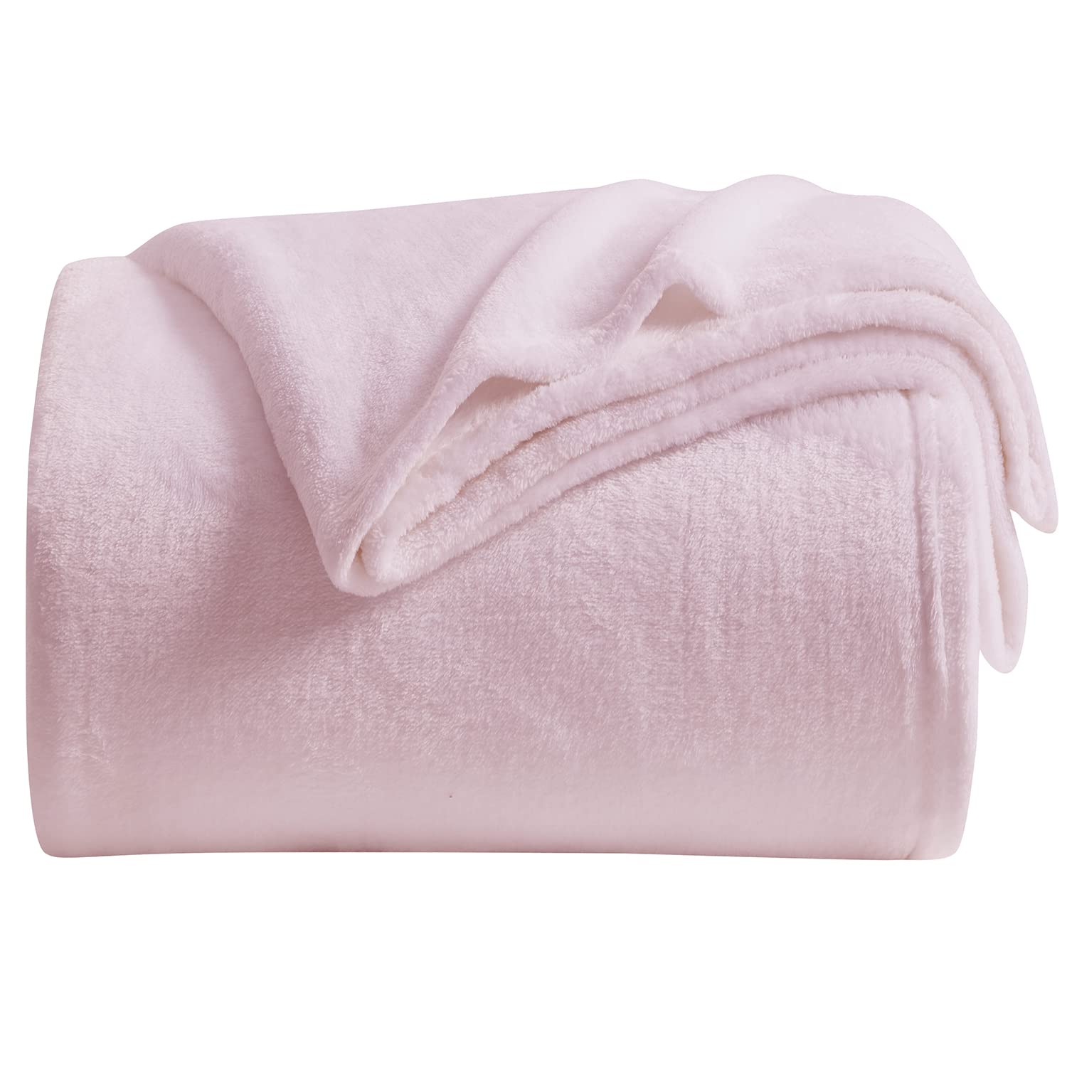 KMUSET Fleece Blanket Twin Size Coral Lightweight Super Soft Cozy Luxury Bed Blanket Microfiber