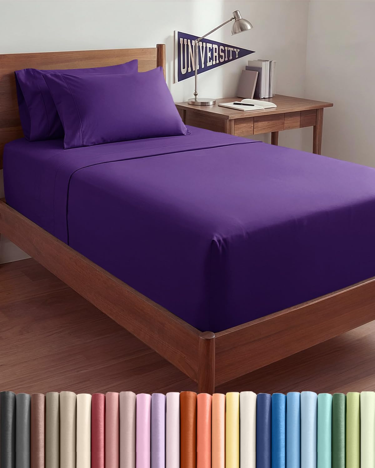 Extra Deep Queen Sheet Set - 6 Piece Breathable and Cooling Sheets - Hotel Luxury Bedding for Women, Men, Kids & Teens - Easy & Secure Fit - Soft, Wrinkle Free and Comfy - Extra Deep Pockets - Coral