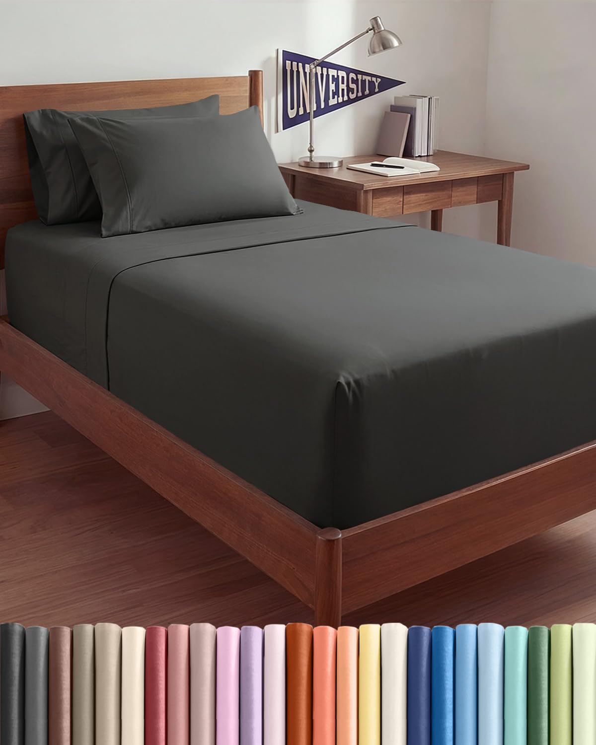Extra Deep Queen Sheet Set - 6 Piece Breathable and Cooling Sheets - Hotel Luxury Bedding for Women, Men, Kids & Teens - Easy & Secure Fit - Soft, Wrinkle Free and Comfy - Extra Deep Pockets - Coral