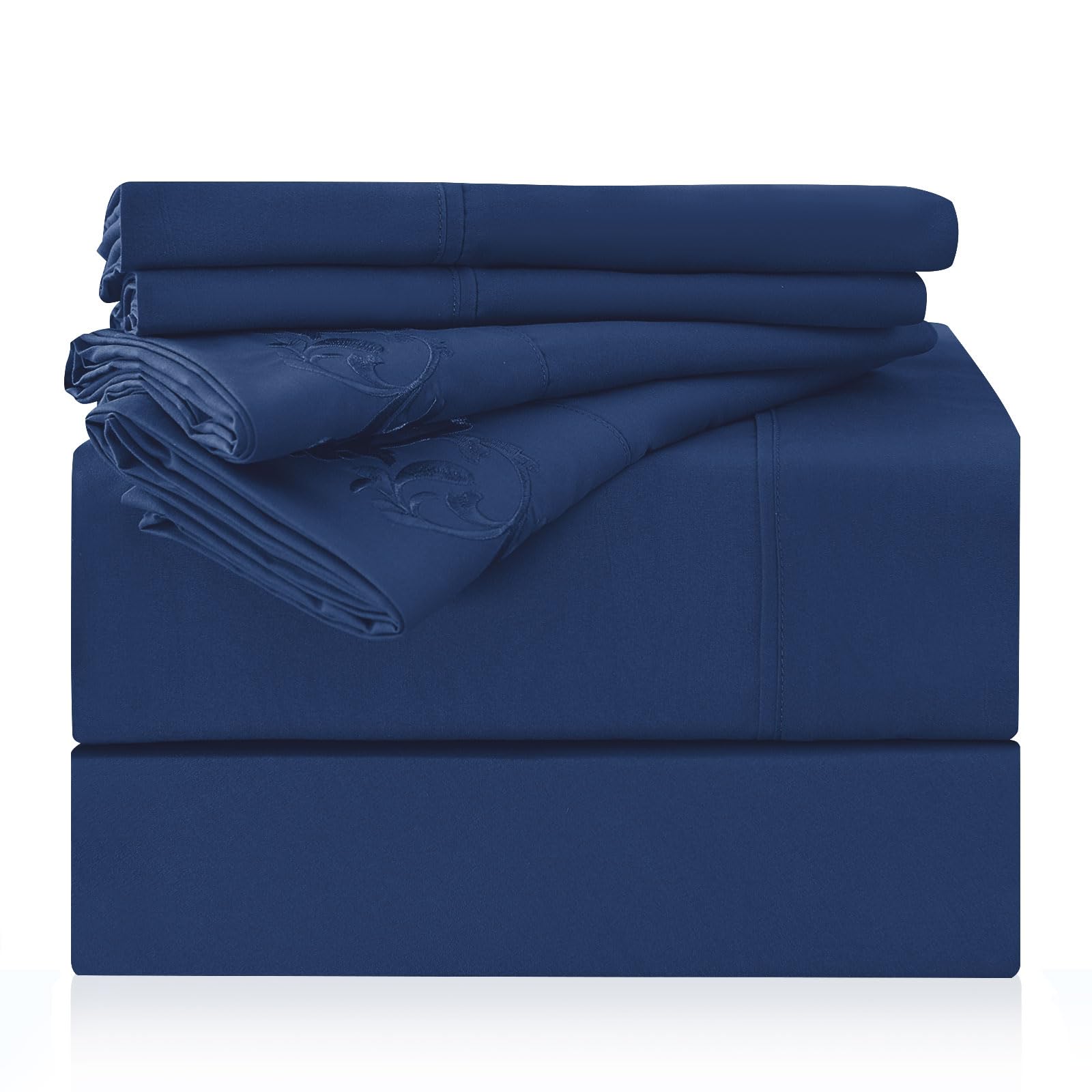 LONAVA Twin Sheet Set 3 Pieces,Peachy Coral Ultra Soft & Breathable Microbifer Sheets, 1600 Thread Count Hotel Luxury Oeko-Tex Bed Sheets, 14-16 Inch Deep Pocket Durable Wrinkle Free Sheets