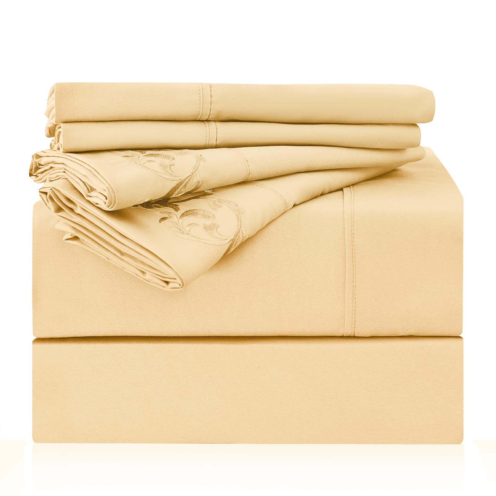LONAVA Twin Sheet Set 3 Pieces,Peachy Coral Ultra Soft & Breathable Microbifer Sheets, 1600 Thread Count Hotel Luxury Oeko-Tex Bed Sheets, 14-16 Inch Deep Pocket Durable Wrinkle Free Sheets