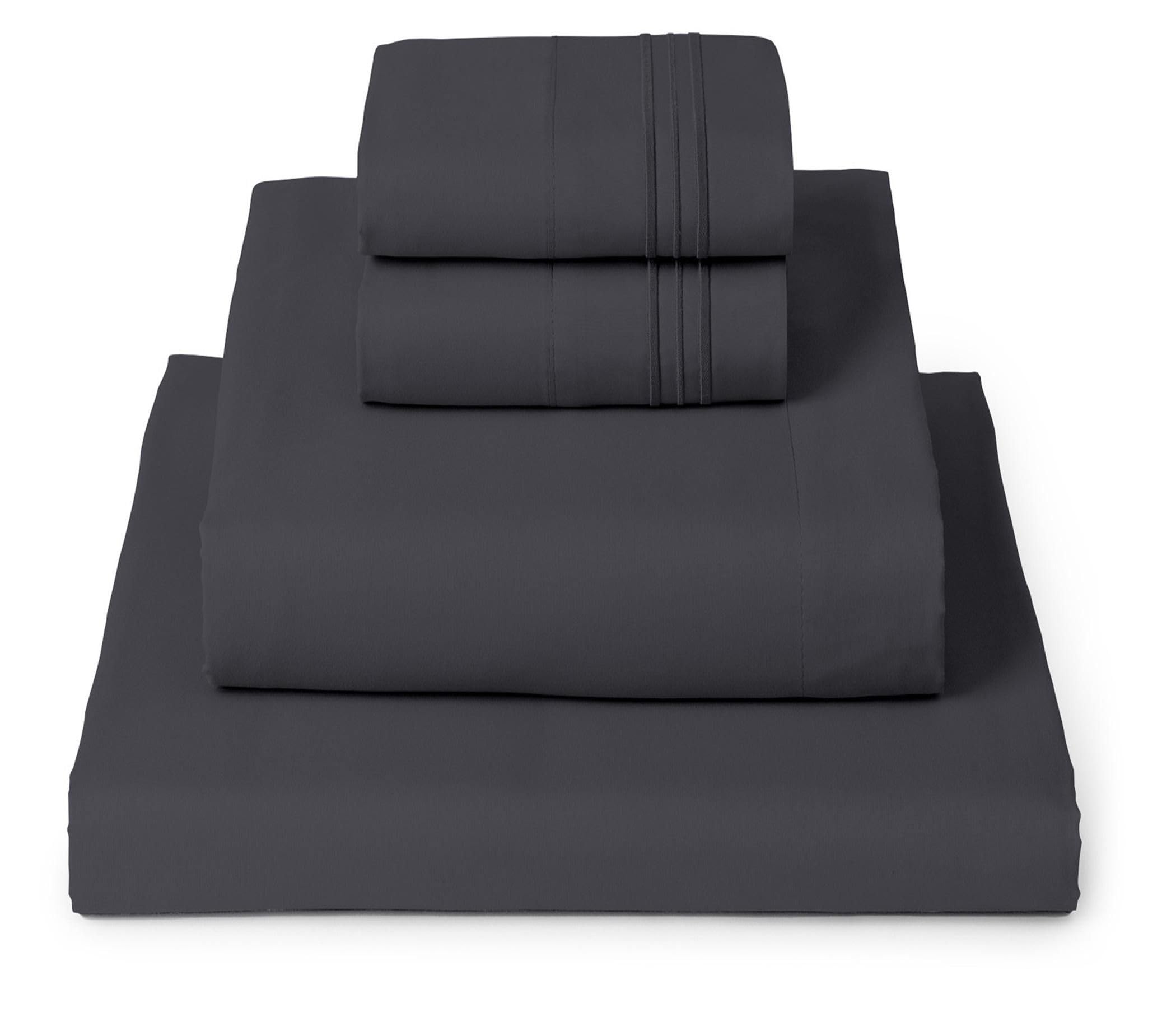 Mellanni Queen Sheets Set - 4 PC Iconic Collection Bedding - Hotel Luxury, Extra Soft, Cooling Bed Sheets - Wrinkle, Fade, Stain Resistant (Queen, White)