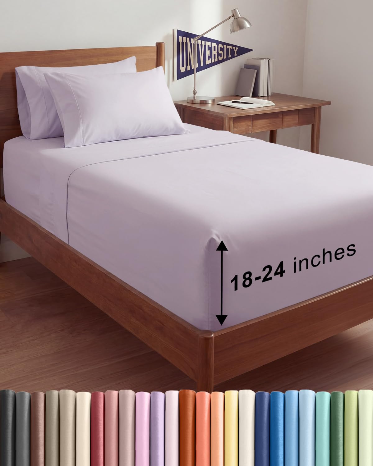 Extra Deep Queen Sheet Set - 6 Piece Breathable and Cooling Sheets - Hotel Luxury Bedding for Women, Men, Kids & Teens - Easy & Secure Fit - Soft, Wrinkle Free and Comfy - Extra Deep Pockets - Coral