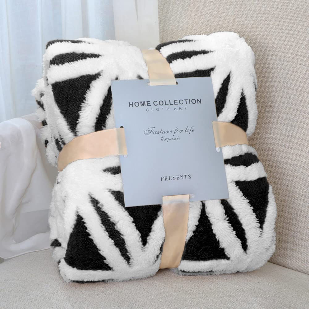 LOMAO Sherpa Fleece Blanket Fuzzy Soft Throw Blanket Dual Sided Blanket for Couch Sofa Bed (Coral, 51"x63")