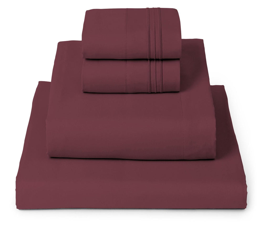 Mellanni Queen Sheets Set - 4 PC Iconic Collection Bedding - Hotel Luxury, Extra Soft, Cooling Bed Sheets - Wrinkle, Fade, Stain Resistant (Queen, White)