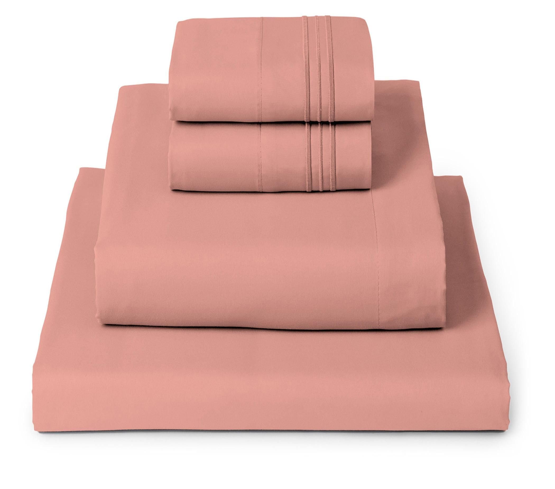 Mellanni Queen Sheets Set - 4 PC Iconic Collection Bedding - Hotel Luxury, Extra Soft, Cooling Bed Sheets - Wrinkle, Fade, Stain Resistant (Queen, White)
