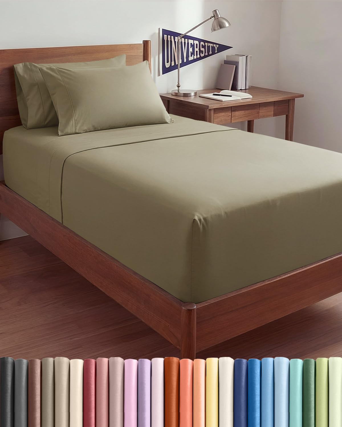 Extra Deep Queen Sheet Set - 6 Piece Breathable and Cooling Sheets - Hotel Luxury Bedding for Women, Men, Kids & Teens - Easy & Secure Fit - Soft, Wrinkle Free and Comfy - Extra Deep Pockets - Coral