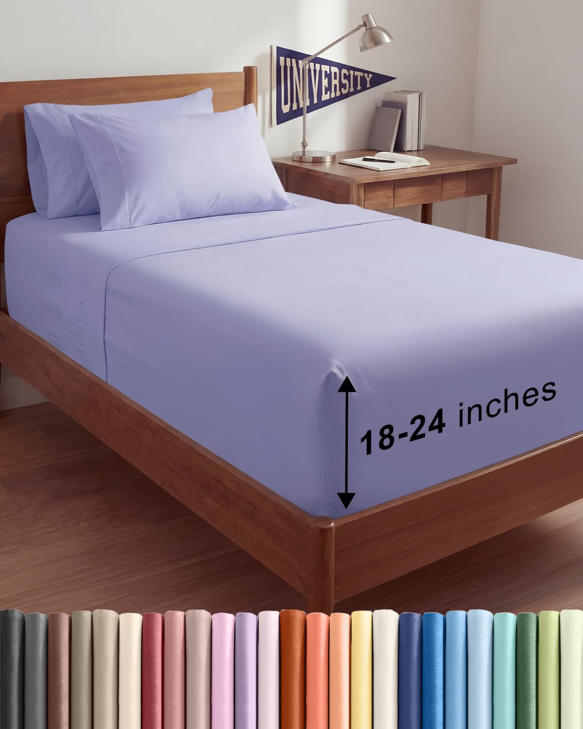 Extra Deep Queen Sheet Set - 6 Piece Breathable and Cooling Sheets - Hotel Luxury Bedding for Women, Men, Kids & Teens - Easy & Secure Fit - Soft, Wrinkle Free and Comfy - Extra Deep Pockets - Coral