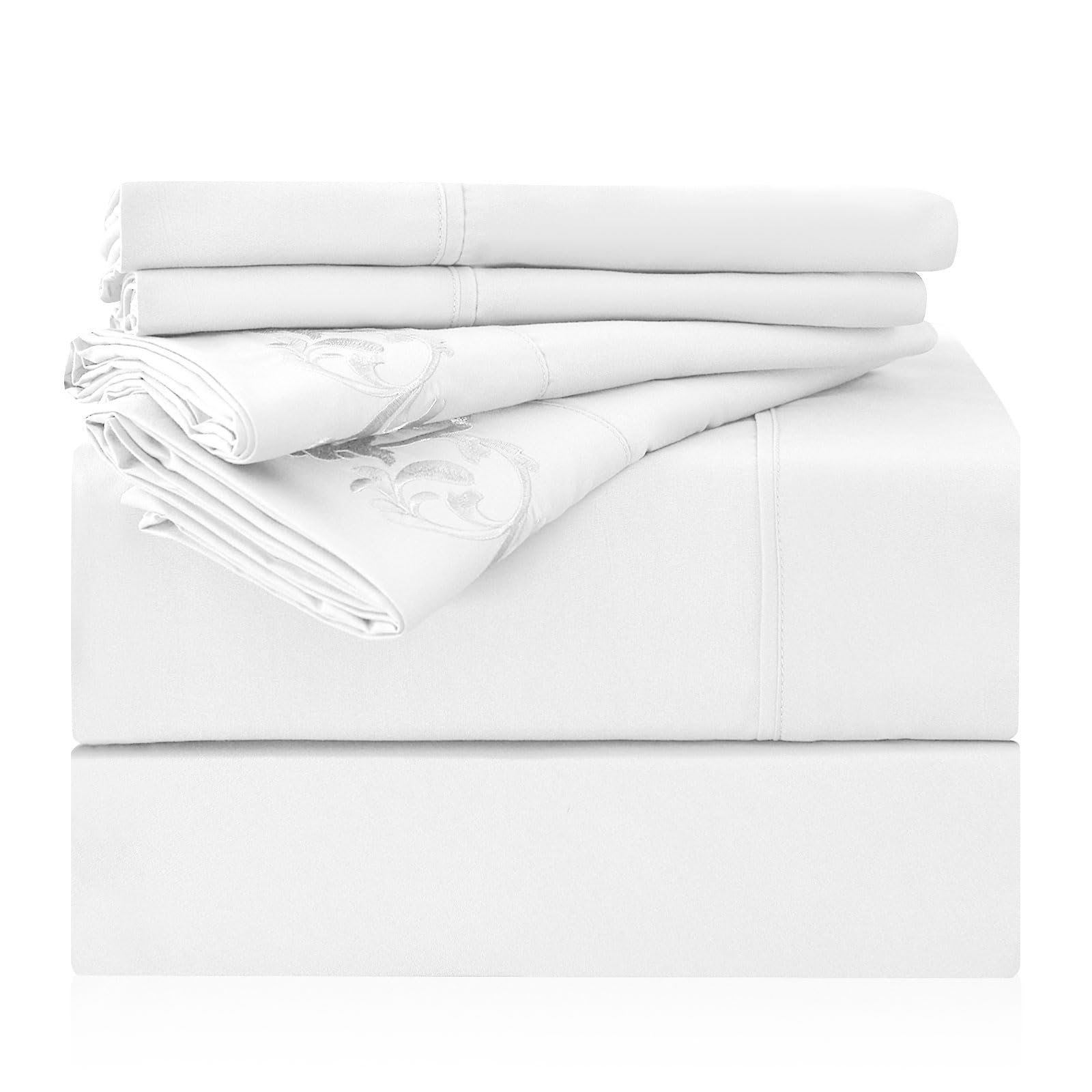 LONAVA Twin Sheet Set 3 Pieces,Peachy Coral Ultra Soft & Breathable Microbifer Sheets, 1600 Thread Count Hotel Luxury Oeko-Tex Bed Sheets, 14-16 Inch Deep Pocket Durable Wrinkle Free Sheets