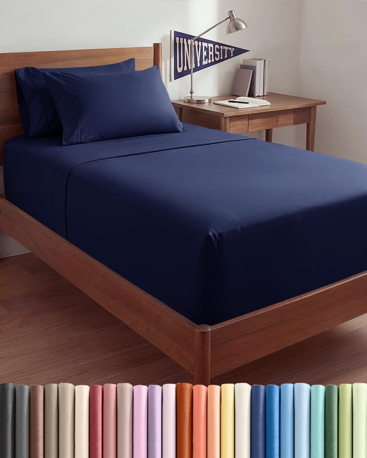 Extra Deep Queen Sheet Set - 6 Piece Breathable and Cooling Sheets - Hotel Luxury Bedding for Women, Men, Kids & Teens - Easy & Secure Fit - Soft, Wrinkle Free and Comfy - Extra Deep Pockets - Coral