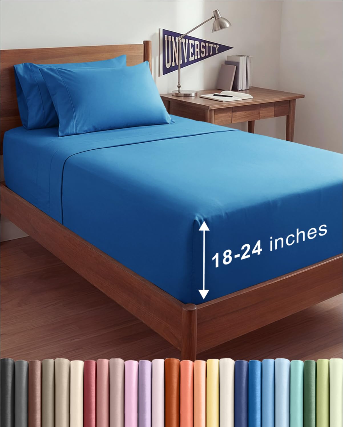 Extra Deep Queen Sheet Set - 6 Piece Breathable and Cooling Sheets - Hotel Luxury Bedding for Women, Men, Kids & Teens - Easy & Secure Fit - Soft, Wrinkle Free and Comfy - Extra Deep Pockets - Coral