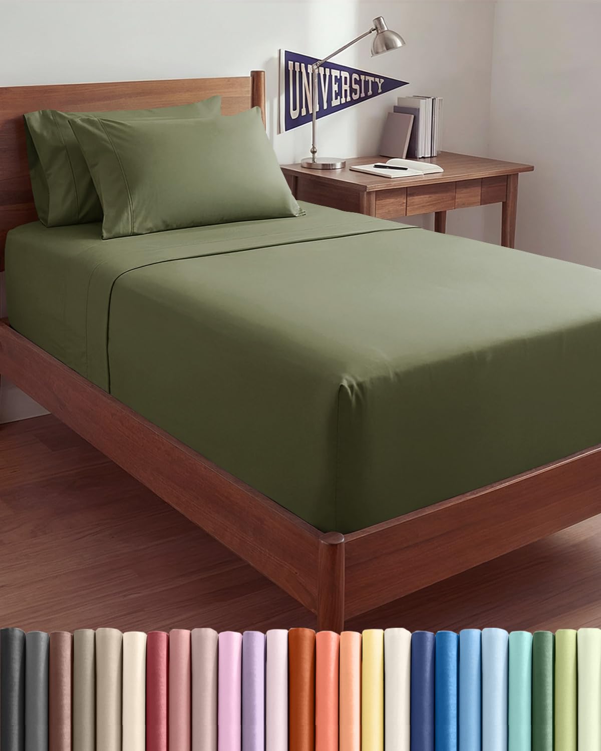 Extra Deep Queen Sheet Set - 6 Piece Breathable and Cooling Sheets - Hotel Luxury Bedding for Women, Men, Kids & Teens - Easy & Secure Fit - Soft, Wrinkle Free and Comfy - Extra Deep Pockets - Coral
