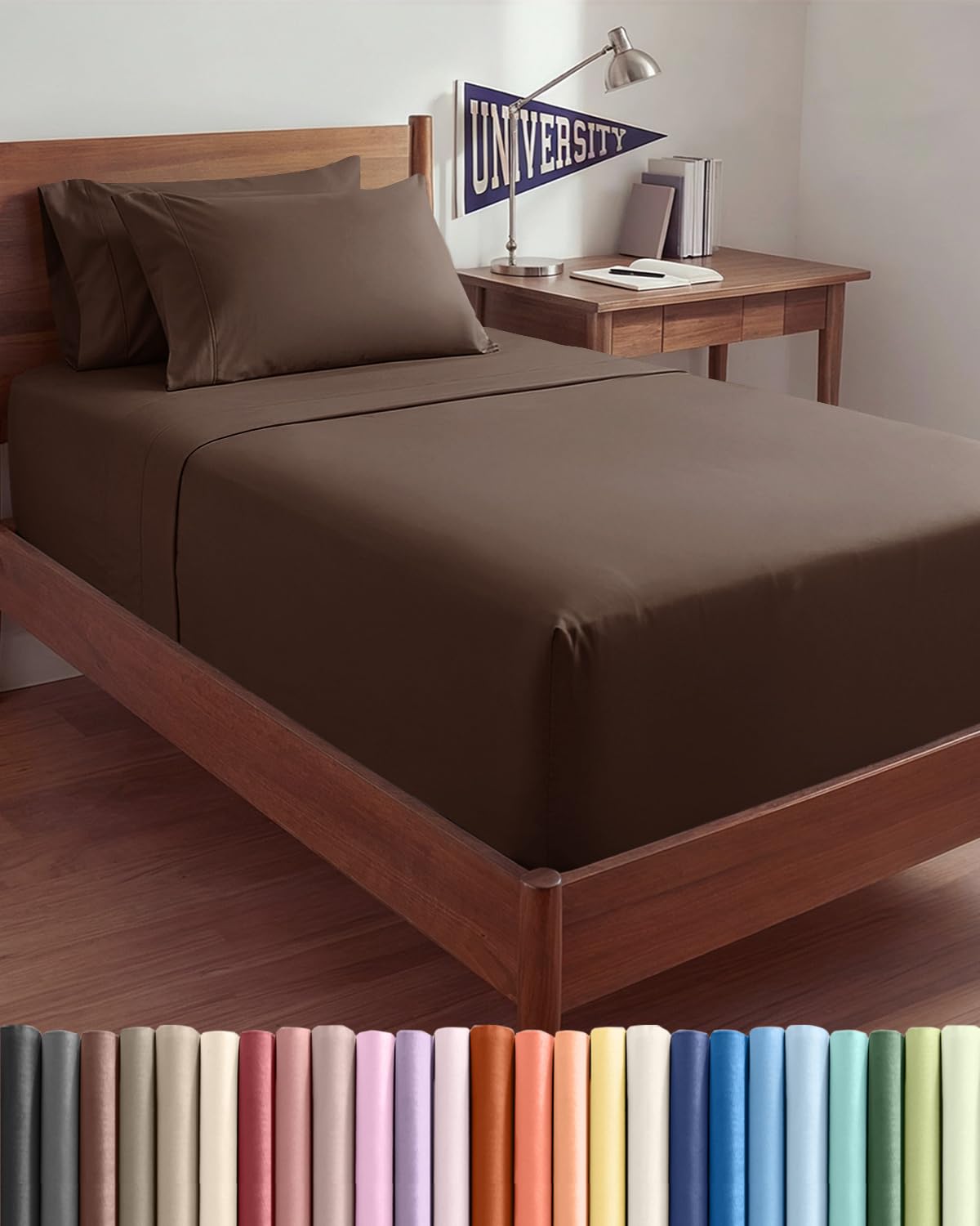 Extra Deep Queen Sheet Set - 6 Piece Breathable and Cooling Sheets - Hotel Luxury Bedding for Women, Men, Kids & Teens - Easy & Secure Fit - Soft, Wrinkle Free and Comfy - Extra Deep Pockets - Coral