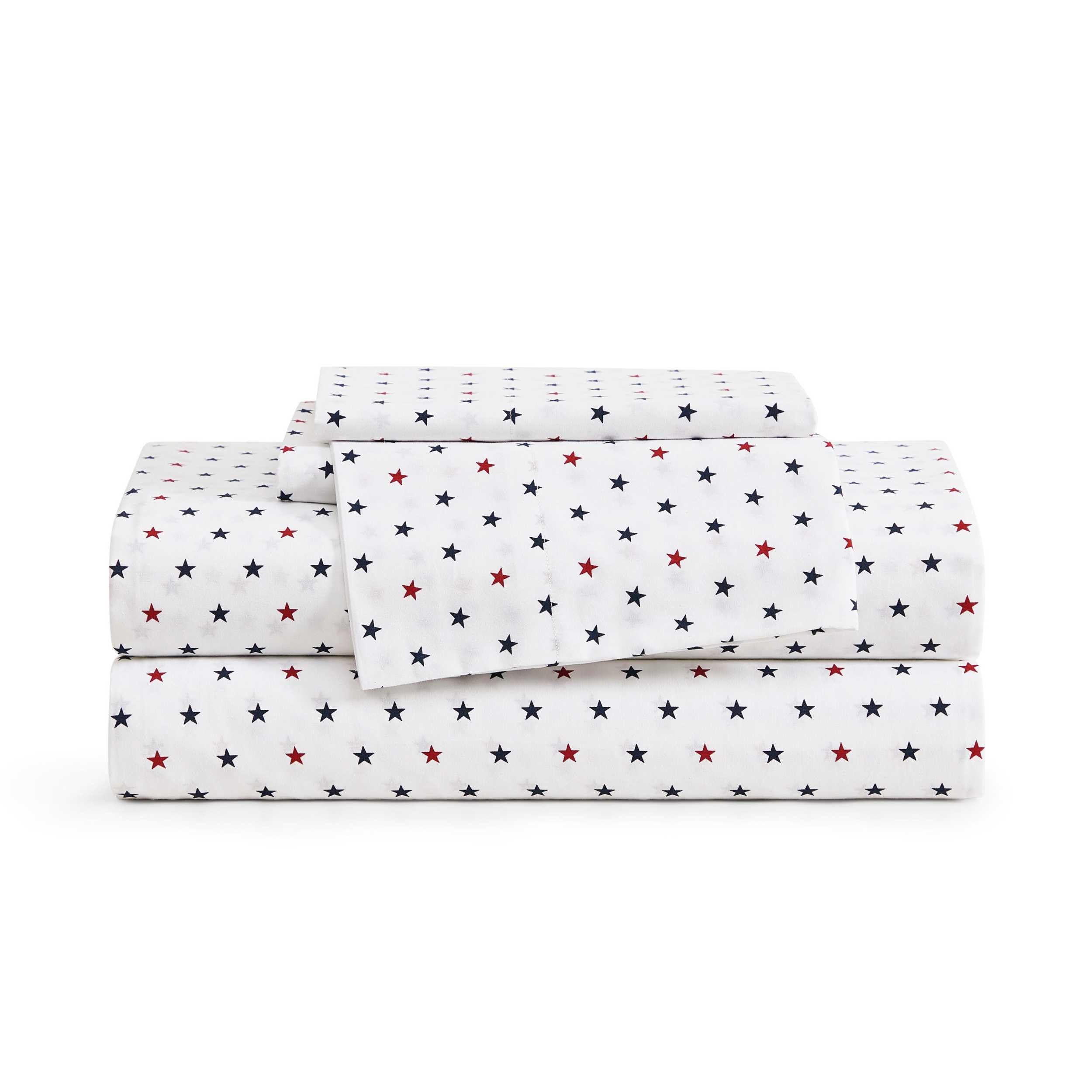 Tommy Hilfiger - Queen Bed Sheets, Crisp & Cool Cotton Percale Bedding with Matching Pillowcases, Lightweight Bed Set, Oeko-Tex Certified (Effortless Stripe Beige)