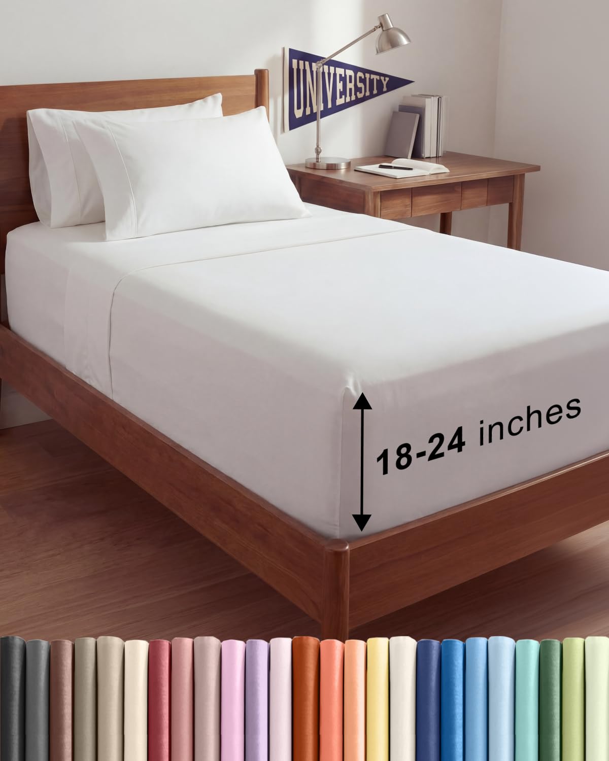 Extra Deep Queen Sheet Set - 6 Piece Breathable and Cooling Sheets - Hotel Luxury Bedding for Women, Men, Kids & Teens - Easy & Secure Fit - Soft, Wrinkle Free and Comfy - Extra Deep Pockets - Coral