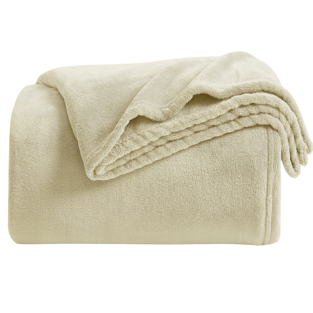 KMUSET Fleece Blanket Twin Size Coral Lightweight Super Soft Cozy Luxury Bed Blanket Microfiber