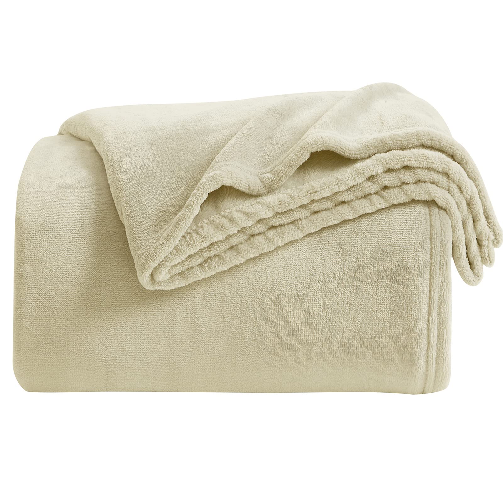 KMUSET Fleece Blanket Twin Size Coral Lightweight Super Soft Cozy Luxury Bed Blanket Microfiber