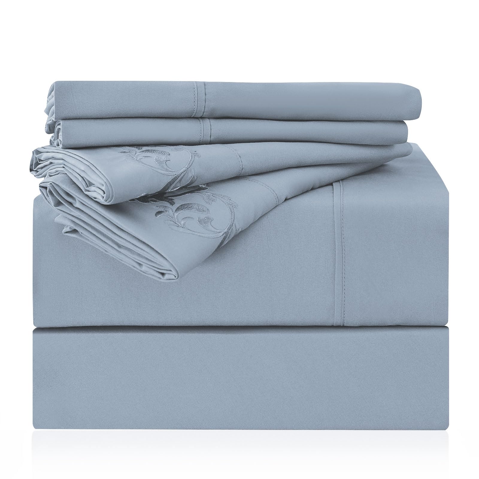 LONAVA Twin Sheet Set 3 Pieces,Peachy Coral Ultra Soft & Breathable Microbifer Sheets, 1600 Thread Count Hotel Luxury Oeko-Tex Bed Sheets, 14-16 Inch Deep Pocket Durable Wrinkle Free Sheets