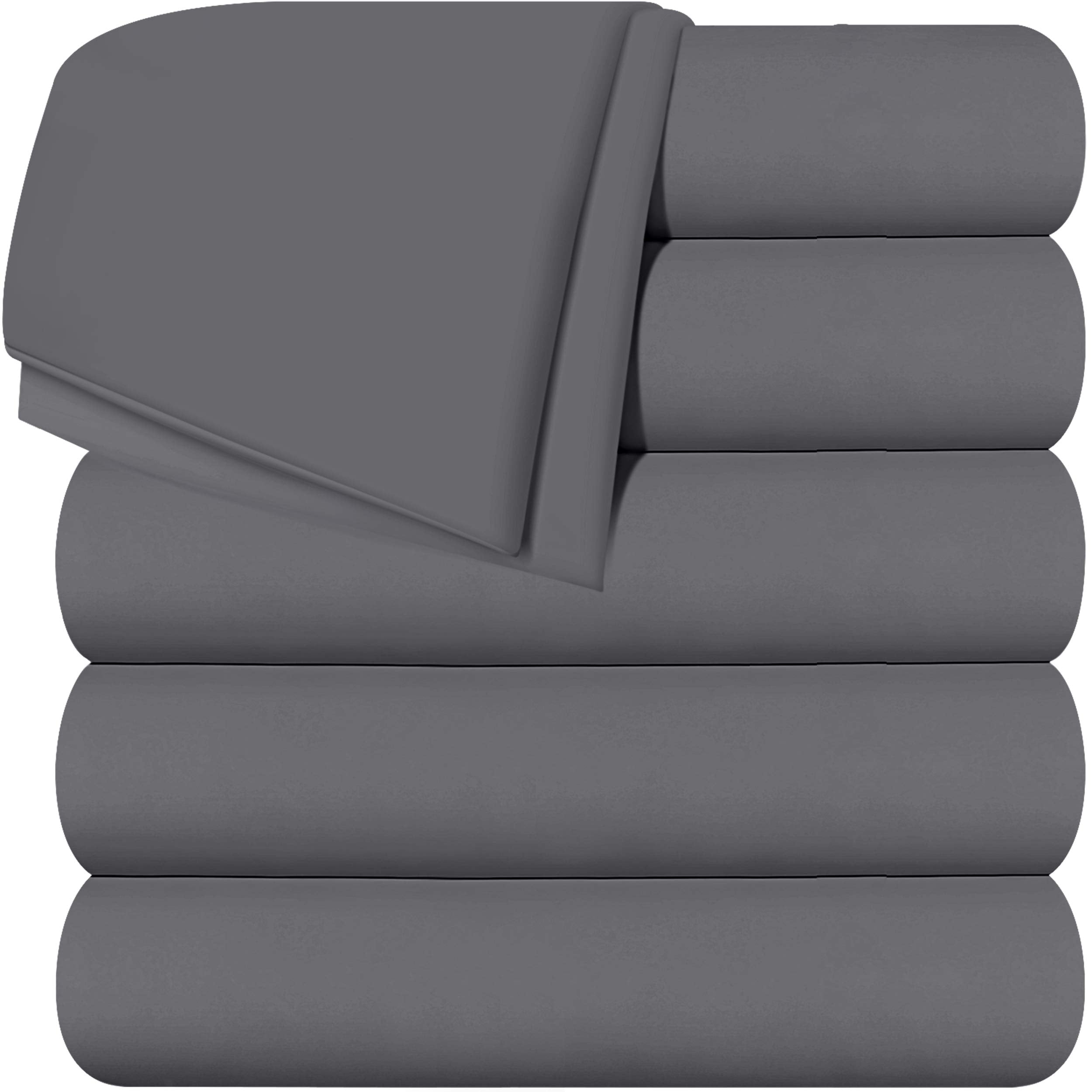 Utopia Bedding Flat Sheet - 1 Pack (Queen, Coral) - Soft Brushed Microfiber Fabric - Shrinkage & Fade Resistant Top Sheet - Easy Care Bed Sheet