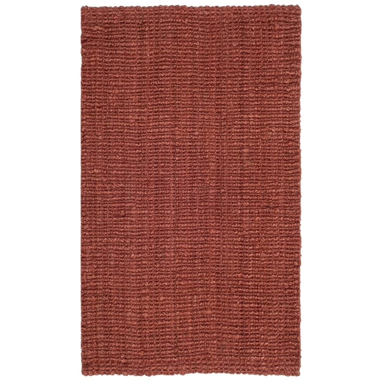 SAFAVIEH Natural Fiber Collection Runner Rug - 2'6" x 6', Natural Brown, Handmade Jute, Farmhouse Style, Chunky Textured Thick Pile (NF447A)