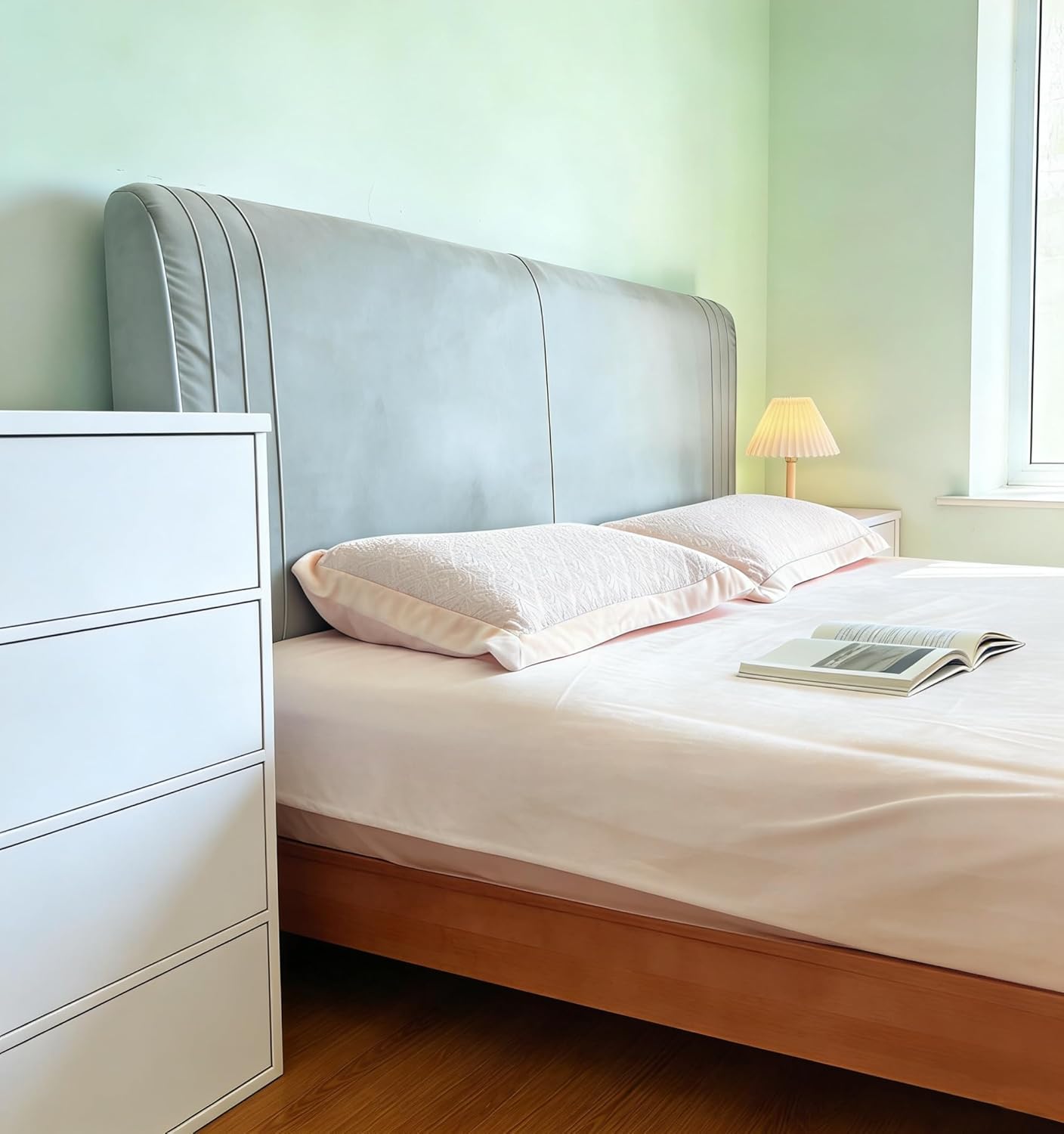 ZaneLyon Ultra-Soft Coral Fleece Bed Sheet, Thick Warm Flannel Flat Sheet for Winter, Perfect for Bedroom