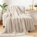 Exclusivo Mezcla Plush Fuzzy Fleece Throw Blanket Extra Large, Super Soft, Fluffy and Warm Blankets for Couch, Bed, All Season Use (50x70 Inches, Pink)