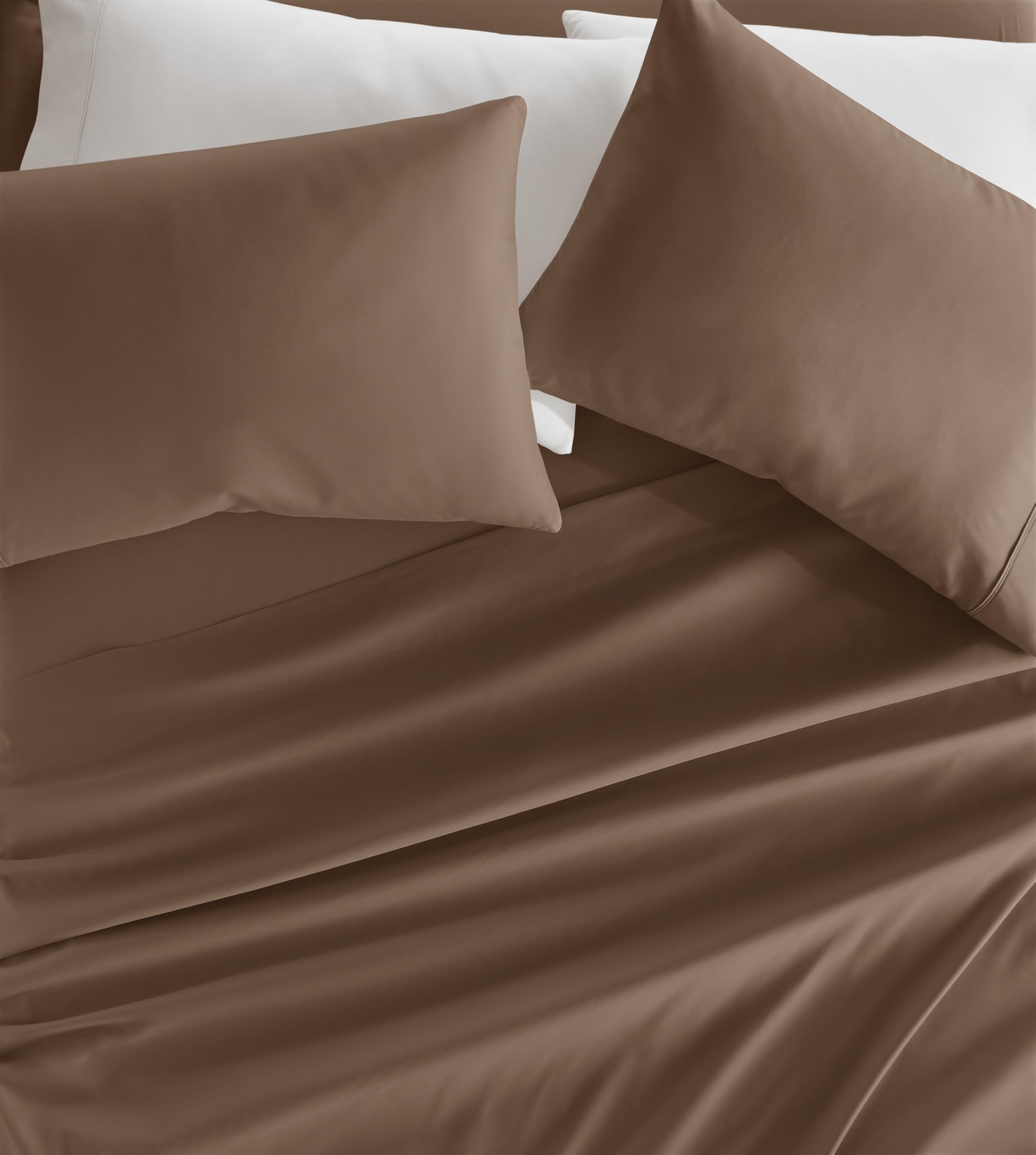 Linen Market 4 Piece Queen Sheet Set - Breathable, Double-Brushed Patterned Cooling Sheets – Oeko-TEX Certified Ultra Soft & Wrinkle-Free 16" Deep-Pocket Queen Sheets - Easy Care Soft Floral Pink