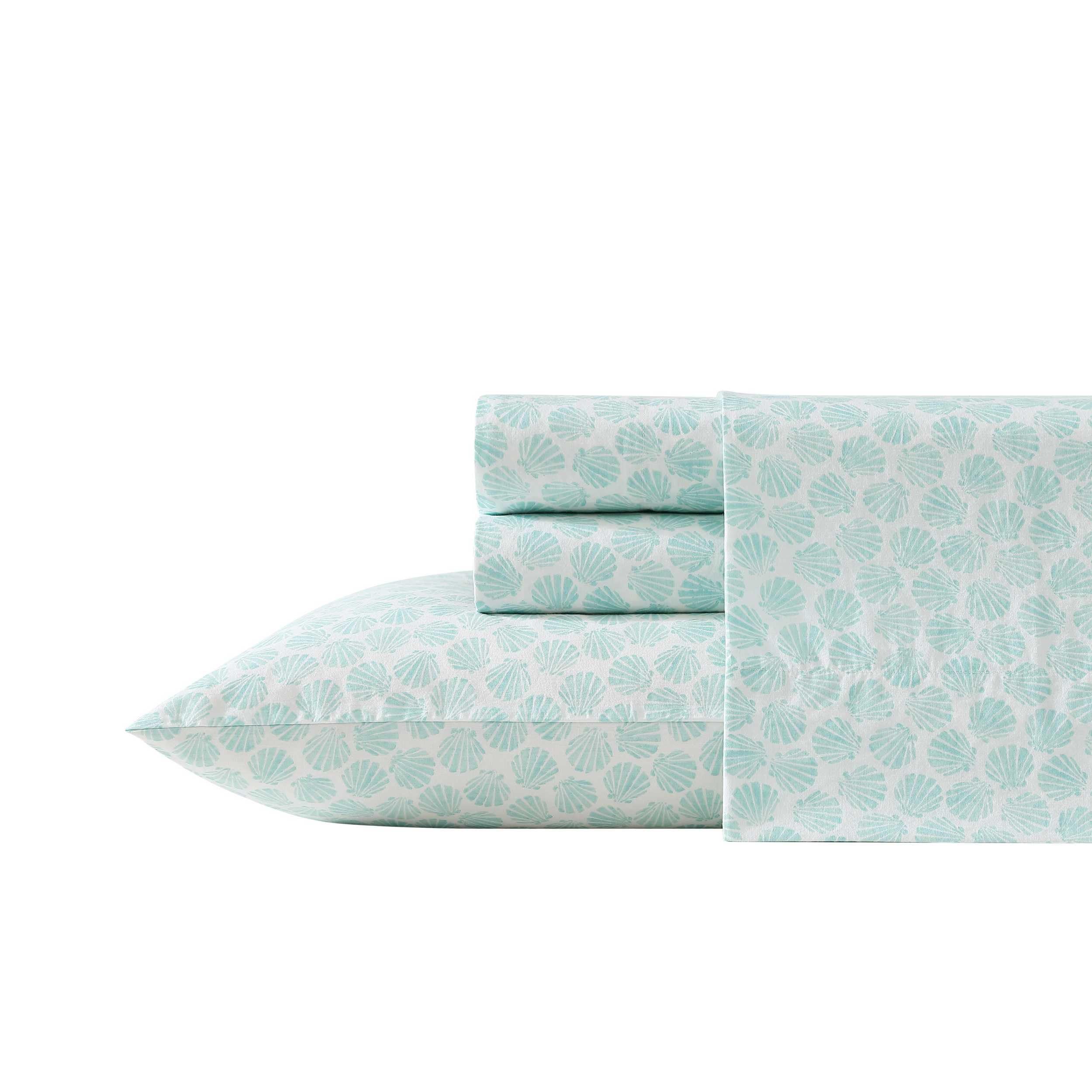 Laura Ashley - Queen Sheet Set, Crisp & Cool Sheets w/a Naturally Smooth Cotton Percale Feel, Deep Pocket, Bed Sheets with Matching Pillowcases & Fitted Sheet (Francesca Blue)