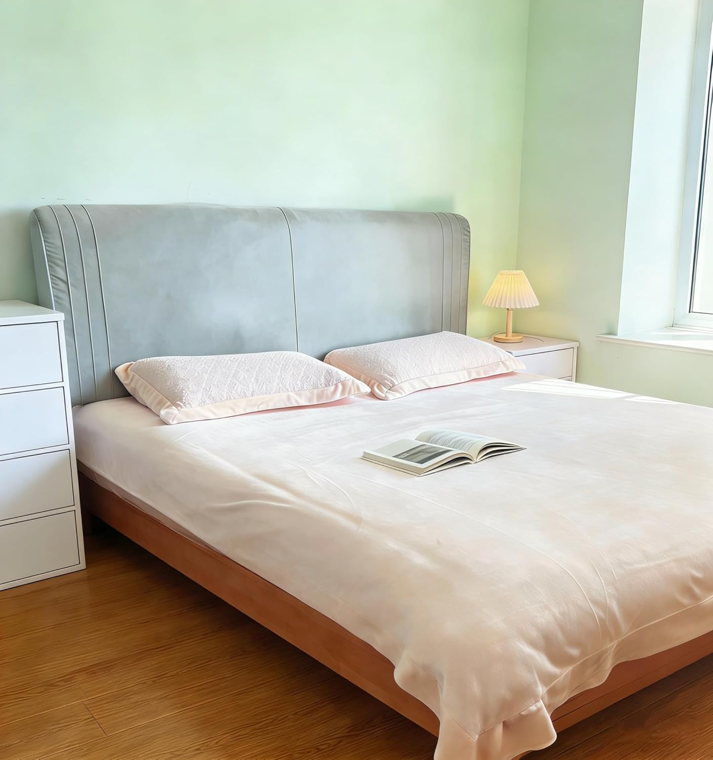 ZaneLyon Ultra-Soft Coral Fleece Bed Sheet, Thick Warm Flannel Flat Sheet for Winter, Perfect for Bedroom