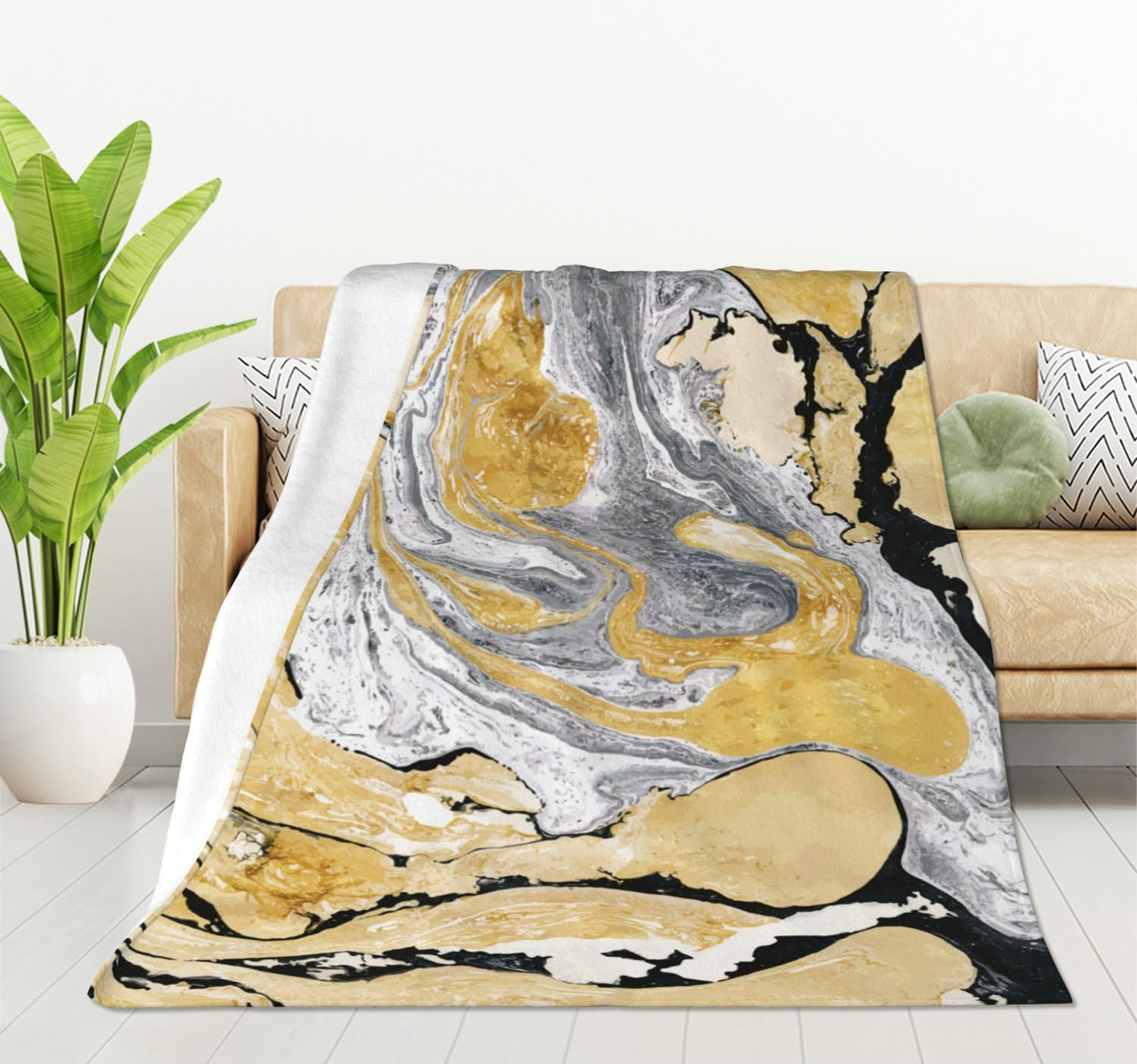 HGOD DESIGNS Beach Coral Fleece Throw Blanket Soft Cozy Coral Fuzzy Blanket Caring for Women & Adults Ocean Coral Pink Branch Reef Nature Red White Plush Microfiber Blanket 40"x50"