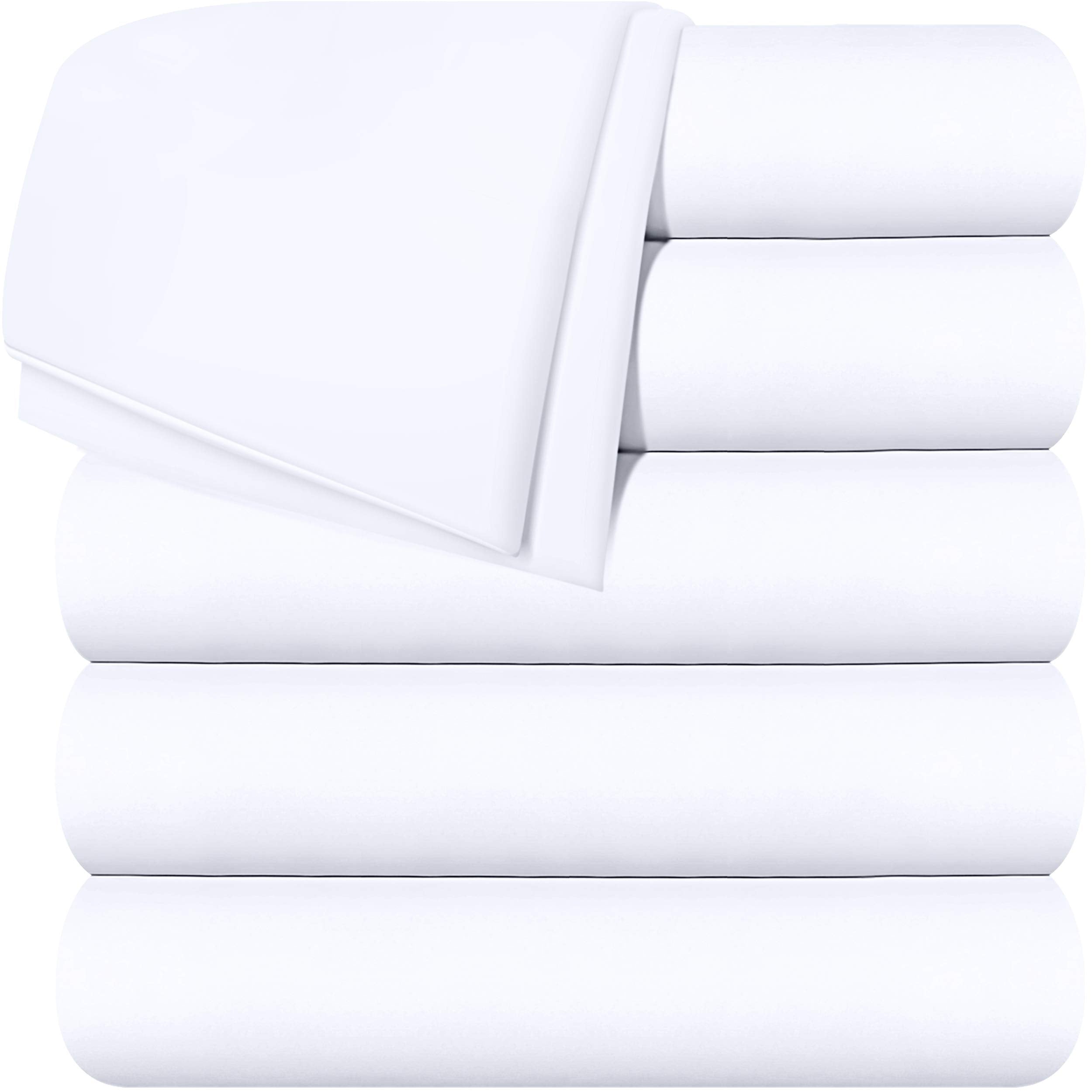 Utopia Bedding Flat Sheet - 1 Pack (Queen, Coral) - Soft Brushed Microfiber Fabric - Shrinkage & Fade Resistant Top Sheet - Easy Care Bed Sheet