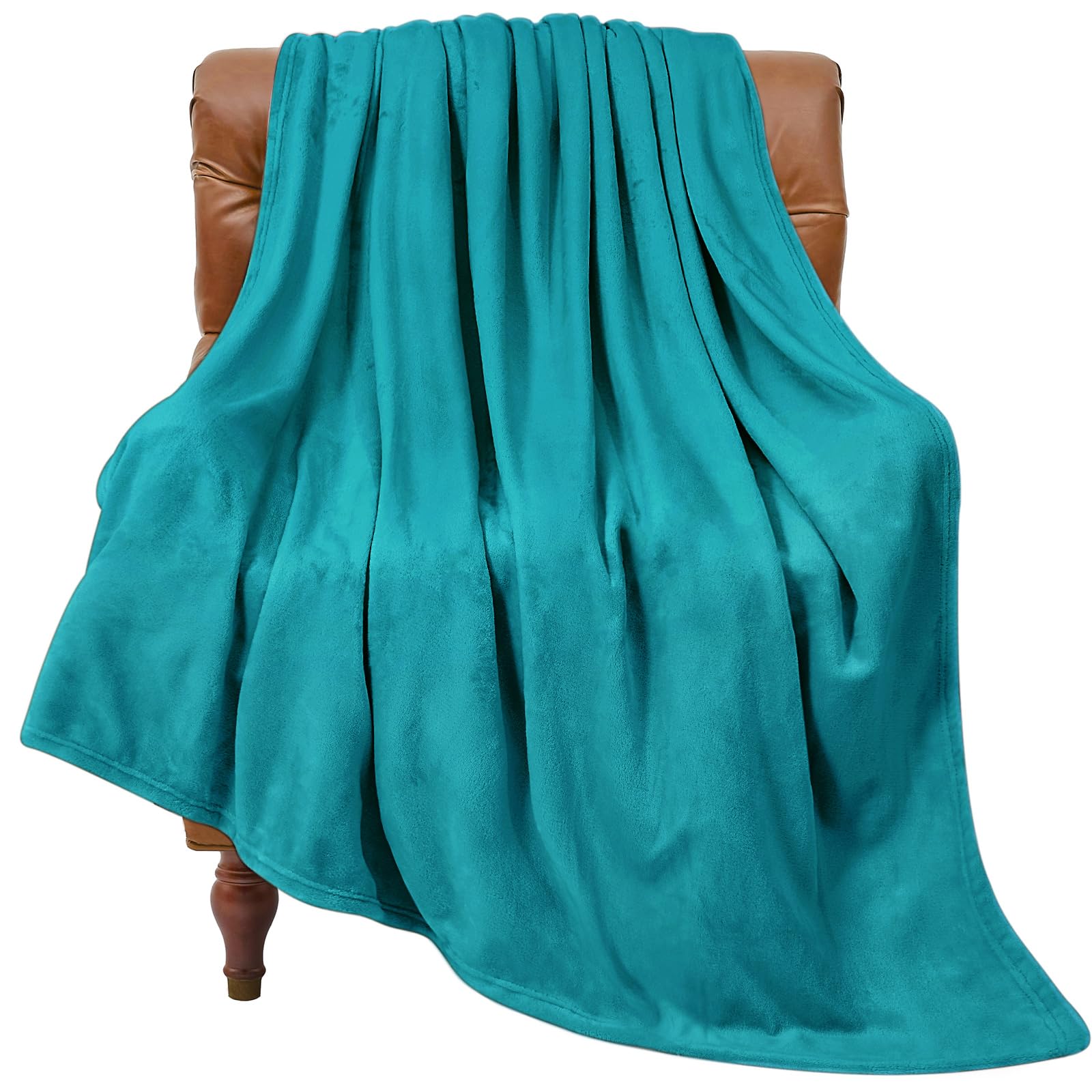 BEDELITE Fleece Blanket Black Throw Blankets for Couch & Bed, Luxury Plush Cozy Fuzzy Blanket 50x60 inches, Super Soft Warm Lightweight Throw Blanket for Travel Camping
