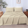 LONAVA Twin Sheet Set 3 Pieces,Peachy Coral Ultra Soft & Breathable Microbifer Sheets, 1600 Thread Count Hotel Luxury Oeko-Tex Bed Sheets, 14-16 Inch Deep Pocket Durable Wrinkle Free Sheets