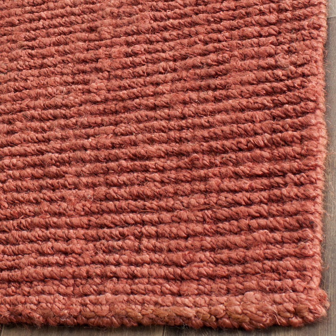 SAFAVIEH Natural Fiber Collection Runner Rug - 2'6" x 6', Natural Brown, Handmade Jute, Farmhouse Style, Chunky Textured Thick Pile (NF447A)