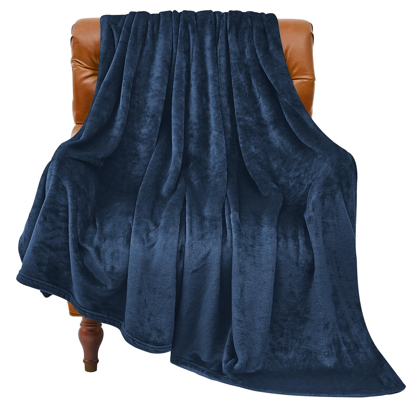 BEDELITE Fleece Blanket Black Throw Blankets for Couch & Bed, Luxury Plush Cozy Fuzzy Blanket 50x60 inches, Super Soft Warm Lightweight Throw Blanket for Travel Camping