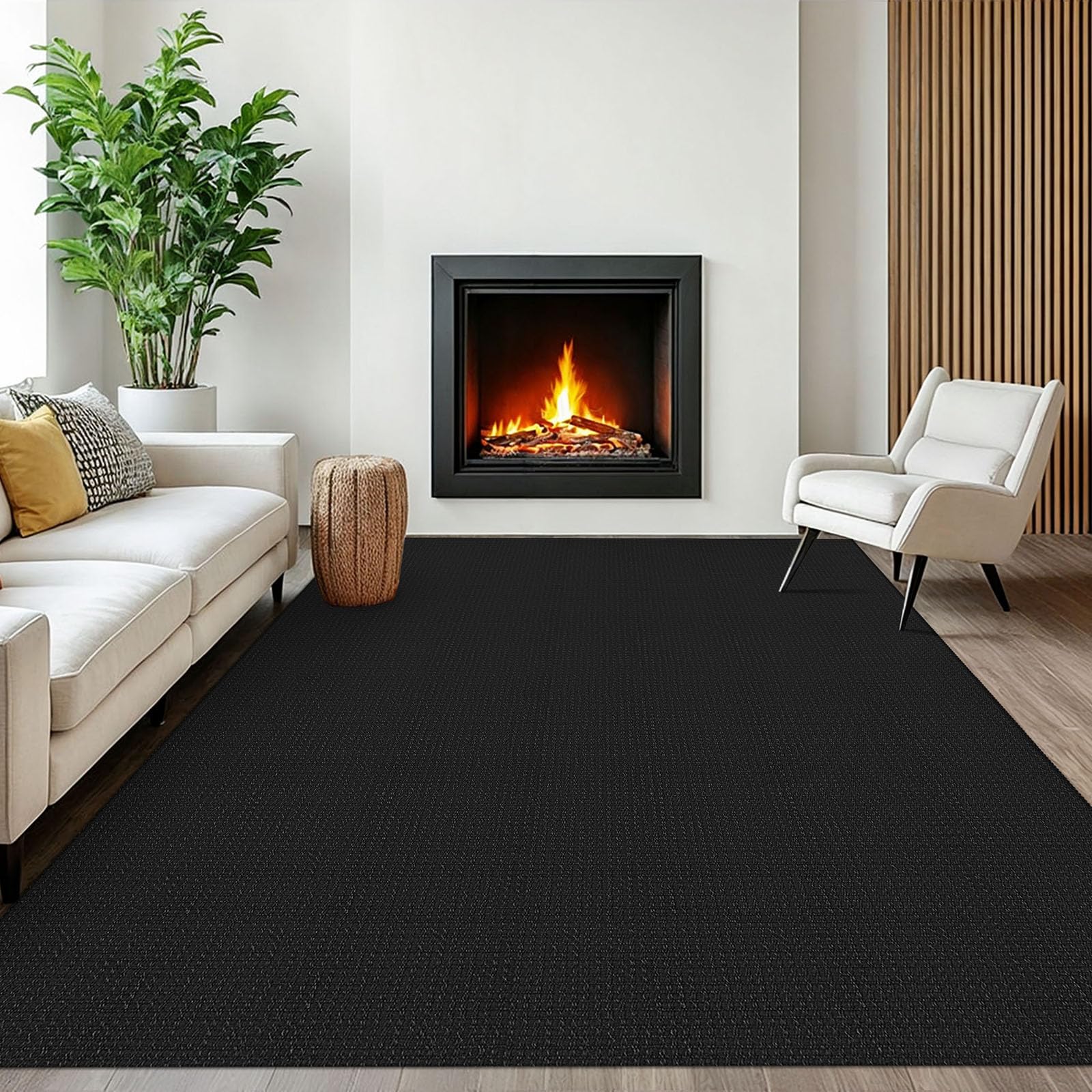 EARTHALL Woven Runner Rug 2x5 Ft Washable Runners for Hallways Cotton Non Slip Rubber Backed Kitchen Runner Braided Indoor Floor Carpet for Entryway, Hallway, Kitchen, Bedroom, Orange/Tan/Brown