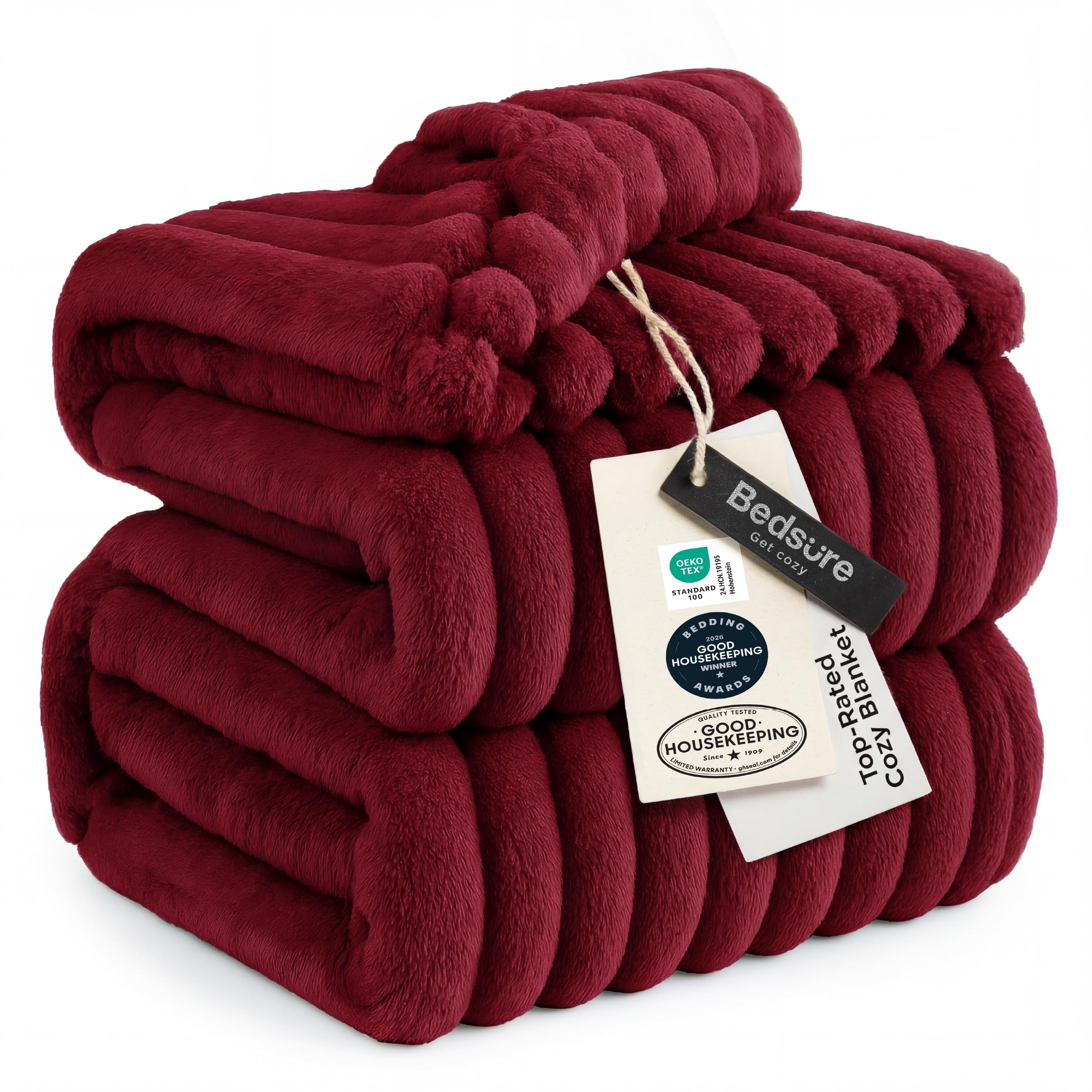Bedsure GentleSoft Pink Throw Blanket for Couch - Birthday Gifts for Teenage Girls Sister Women Teacher Graduation Gifts, Cozy Cute Fleece Bed Throw Blanket, Coral Pink Room Home Decor, 50x60 Inches