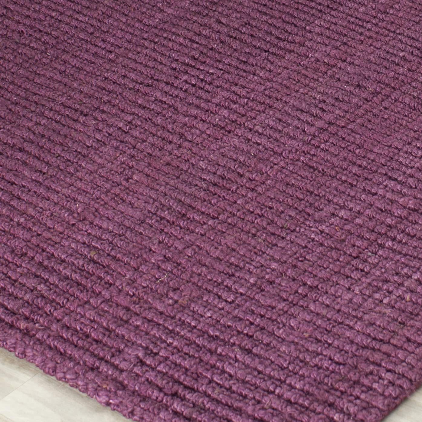SAFAVIEH Natural Fiber Collection Runner Rug - 2'6" x 6', Natural Brown, Handmade Jute, Farmhouse Style, Chunky Textured Thick Pile (NF447A)