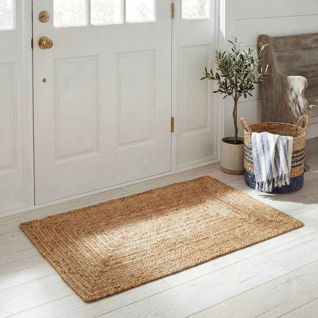 SAFAVIEH Cape Cod Collection Runner Rug - 2'3" x 8', Natural Brown, Handmade Braided Flat Weave Jute (CAP252A)