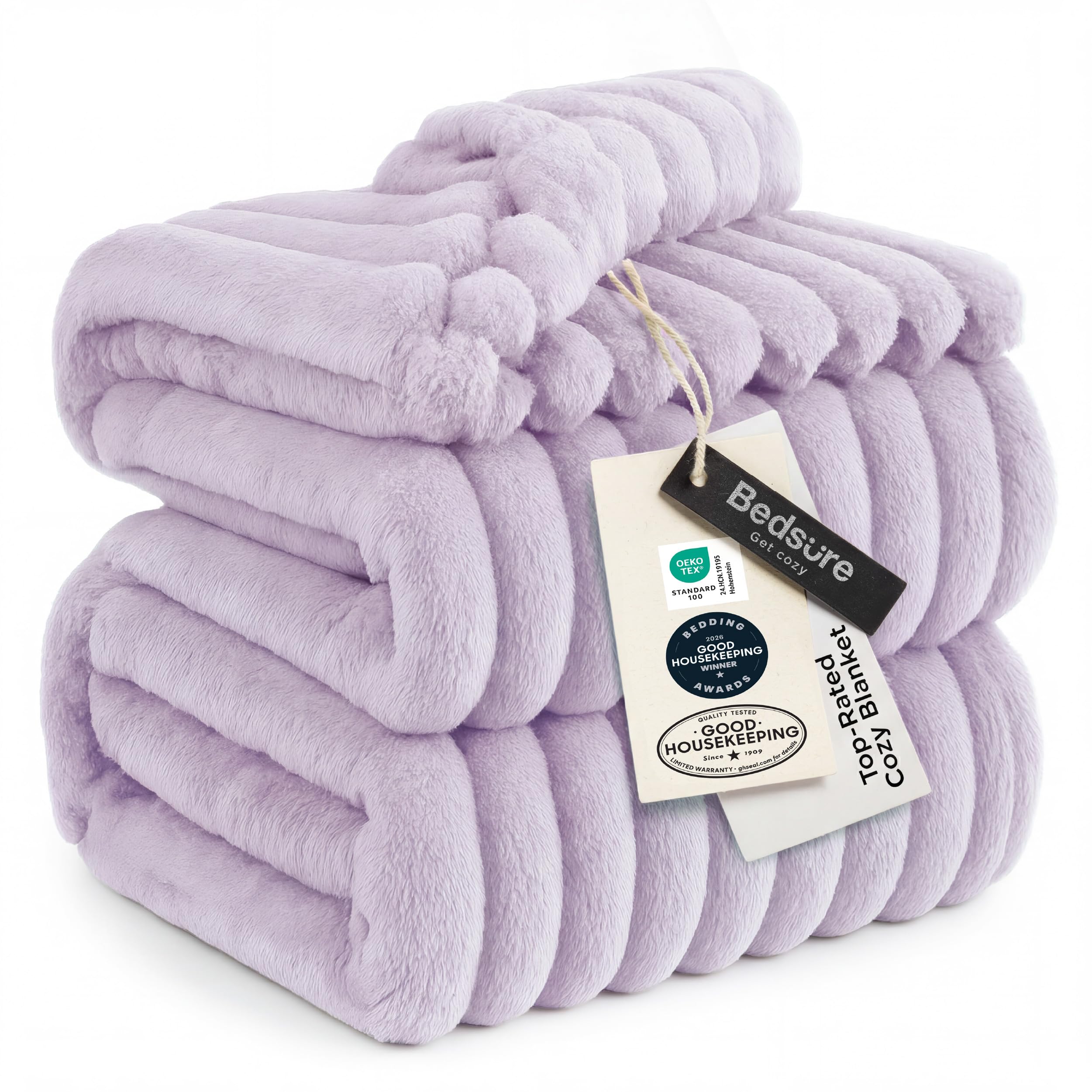 Bedsure GentleSoft Pink Throw Blanket for Couch - Birthday Gifts for Teenage Girls Sister Women Teacher Graduation Gifts, Cozy Cute Fleece Bed Throw Blanket, Coral Pink Room Home Decor, 50x60 Inches