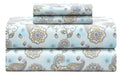 Feather & Stitch Softest 100% Cotton Sheets, 300 Thread Count Percale Weave Bedding, 16" Deep Pocket, Cooling Sheets, Breathable Bed Set, Hotel Premium Quality (Queen, Victorian Floral)