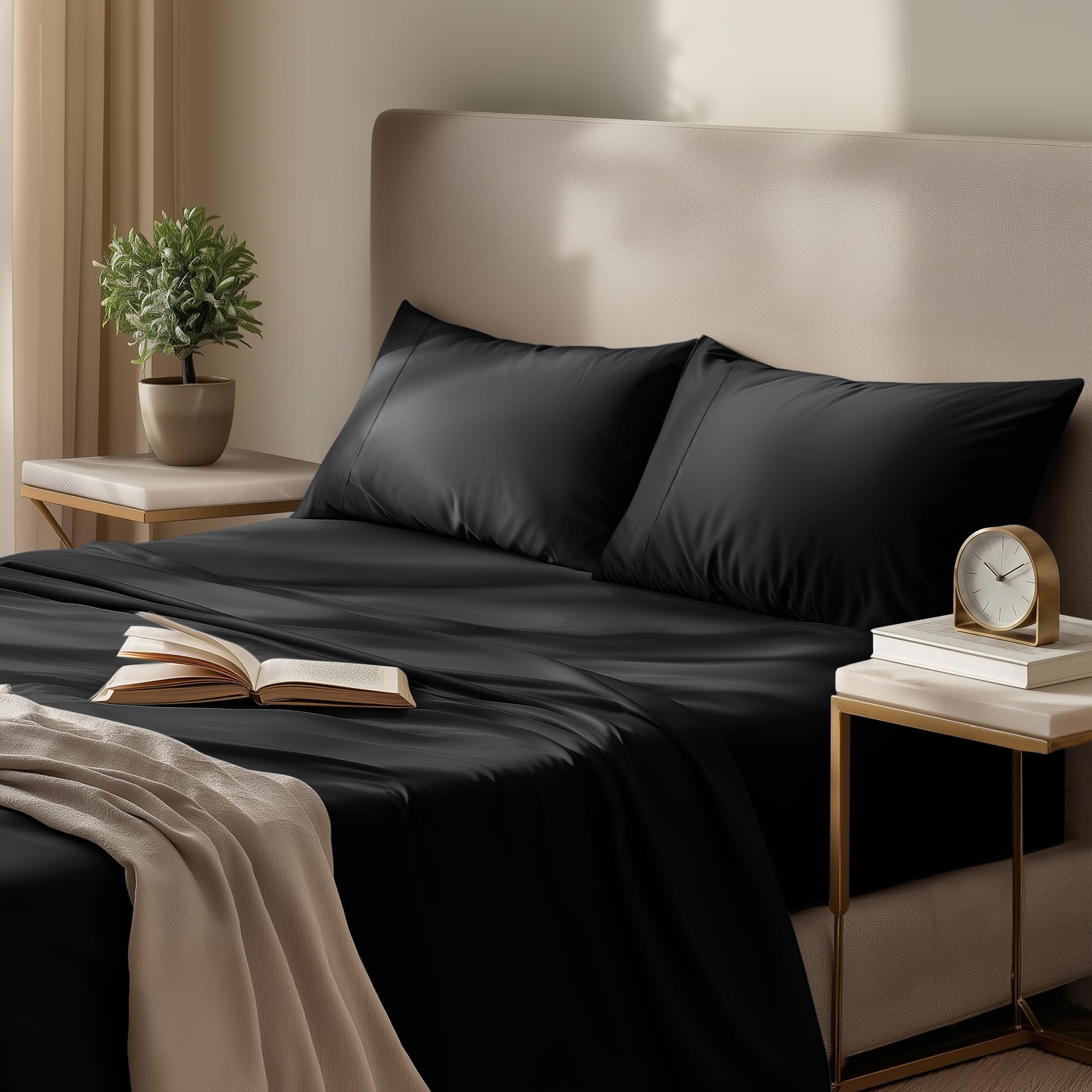 Utopia Bedding Queen Size Sheet Set – 4 Piece Bed Sheets, Soft and Breathable Microfiber, Includes 1 Fitted Sheet, 1 Flat Sheet and 2 Pillowcases – Oeko Tex (Coral)
