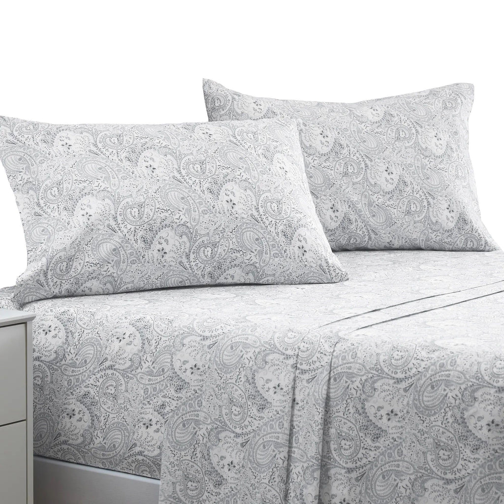 Mellanni Queen Sheets Set - 4 PC Iconic Collection Bedding - Hotel Luxury, Extra Soft, Cooling Bed Sheets - Wrinkle, Fade, Stain Resistant (Queen, White)