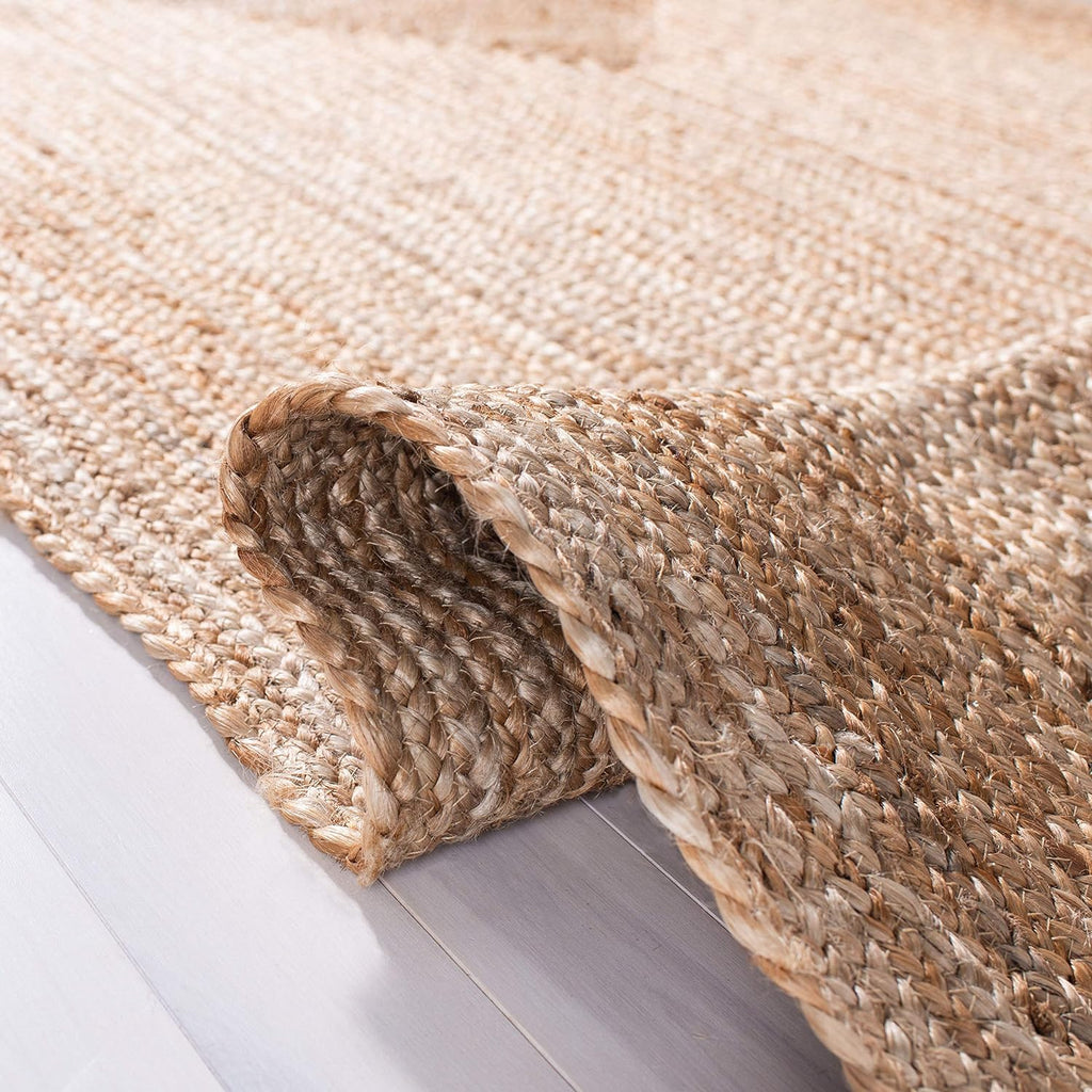 SAFAVIEH Cape Cod Collection Runner Rug - 2'3" x 8', Natural Brown, Handmade Braided Flat Weave Jute (CAP252A)
