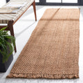 SAFAVIEH Natural Fiber Collection Runner Rug - 2'6" x 6', Natural, Handmade Tassel Jute, Ideal for High Traffic Areas in Living Room, Bedroom (NF467A)
