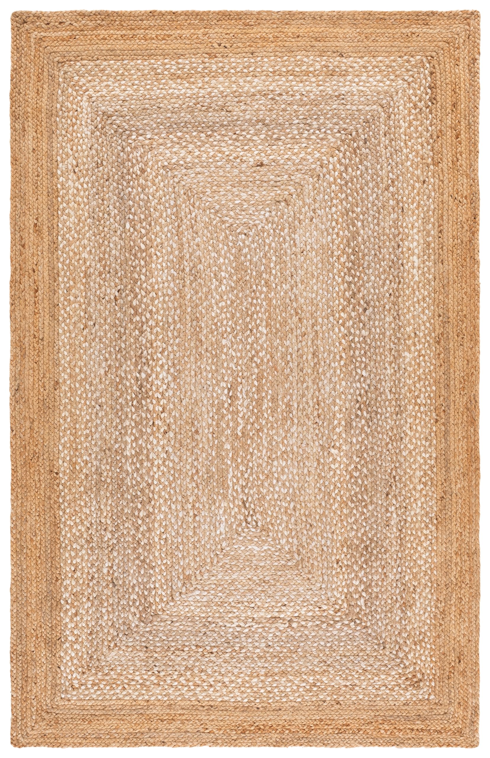 SAFAVIEH Natural Fiber Collection Runner Rug - 2'6" x 10', Natural & Ivory, Handmade Farmhouse Boho Coastal Rustic Jute, Ideal for High Traffic Areas in Living Room, Bedroom (NF885B)